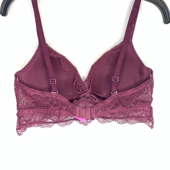 38D Purple Lace Pushup Bra #128 - Picture 5 of 8
